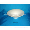 White Fine Porcelain Tuba-shaped Bowl